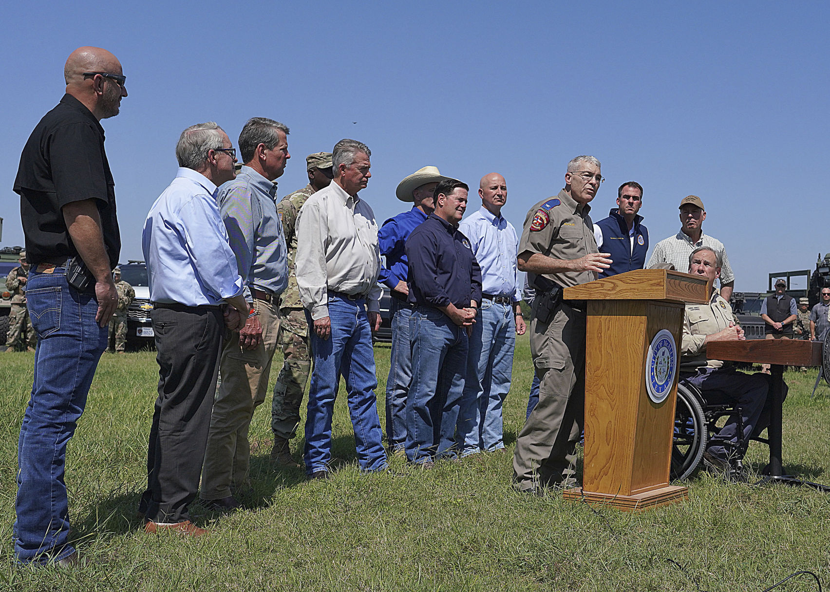 Texas Governor Border